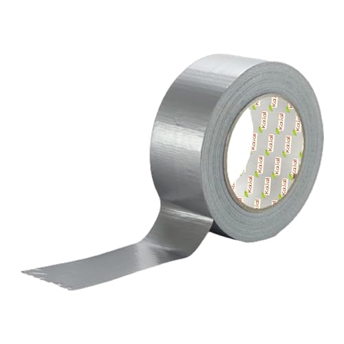 Kajal-Klebeband, grau, wasserfest, Mehrzweck-Klebeband mit starkem Halt, 50 mm x 50 m (Pack of 3) von Kajal