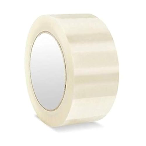 Kajal Klebeband Transparent 1 Rollen Set – Leises PP Packband mit starker Klebkraft, 45µm dick, ideal für Kartons & Versand, Profi-Qualität Verpackungsband (48mm x 60mm) von Kajal