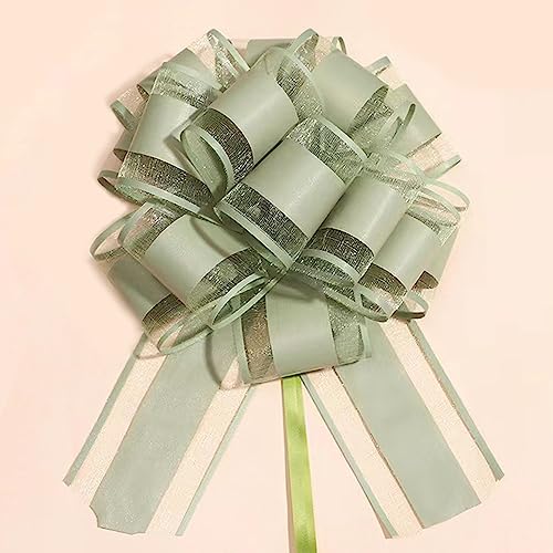 Bohnengrüne Zugschleifen, 20-teiliges Geschenkpapier-Set für Weihnachten, Hochzeit und Valentinstag, Party-Dekorationen von Kajfjad