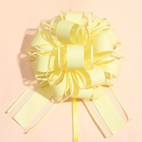 Gelbe Zugschleifen, 20-teiliges großes Geschenkpapier-Set für Weihnachten, Hochzeit und Valentinstag, Party-Dekorationen von Kajfjad