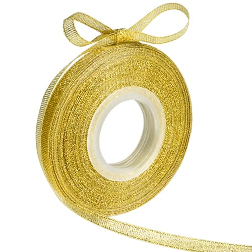 Glitzerndes Goldband, metallisch glitzernder Rand für Geschenkverpackungen, Urlaubsbastelarbeiten und Party-Dekor-Zubehör Glitzerndes Goldband, metallisch glitzernder Rand für Geschenkverpackungen, Urlaubsbastelarbeiten und Party-Dekor-Zubehör von Kajfjad