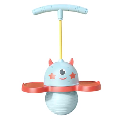 Bounce Jump Trick Board, Jumper mit Griff und Ballpumpe, Bouncing Ball, Safe und Fun Stick für Kinder Jungen Mädchen Erwachsene (blau) von Kalastussaari