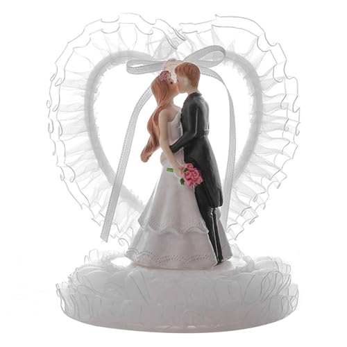 Cake Topper Hochzeit 4x5.5 '' Synthetische Harz Braut und Bräutigam Kuchen-Topper Segensymbolisierte für Hochzeiten Engagements Jubiläen Cake Topper Hochzeit 4x5.5 '' Synthetische Harz Braut und Bräutigam Kuchen-Topper Segensymbolisierte für Hochzeiten Engagements Jubiläen von Kalastussaari