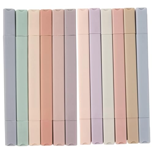 Kalastussaari Pastell-Highlighters, 12-propcs No-Bleed Dual-Tip-Marker, ästhetische Büro- und Schulversorgung Kalastussaari Pastell-Highlighters, 12-propcs No-Bleed Dual-Tip-Marker, ästhetische Büro- und Schulversorgung von Kalastussaari
