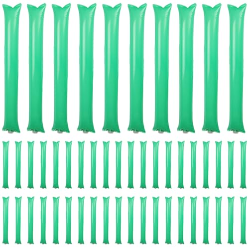 Kalastussaari Thunder Sticks, 50 Prozent aufblasbare Geräuschhersteller, 23, 6 Dicke PVC -Jubelwerkzeuge für Sportveranstaltungen, Partys (grün) von Kalastussaari