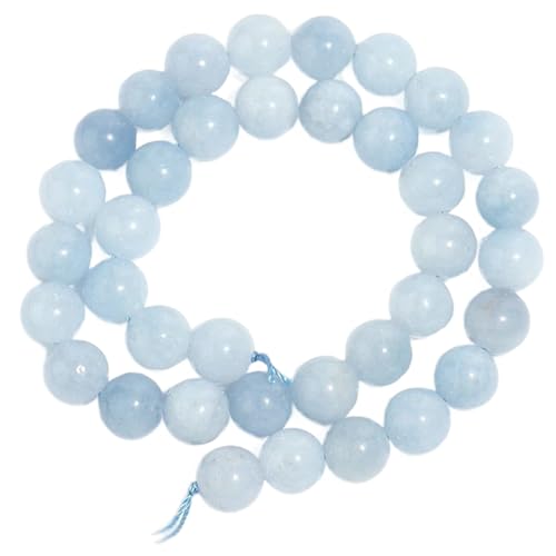 Natursteinperlen Aquamarin, 63pcs DIY -Runde Perlen, 6 mm poliertes runde glatte Edelsteinperlen, Kristallenergie -Steinperlen für Armbänder, Schmuckherstellung Natursteinperlen Aquamarin, 63pcs DIY -Runde Perlen, 6 mm poliertes runde glatte Edelsteinperlen, Kristallenergie -Steinperlen für Armbänder, Schmuckherstellung von Kalastussaari