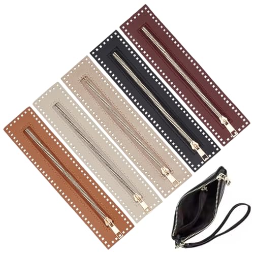 PU Leder Reißverschluss, 5pcs Ledernähe Reißverschlussrahmen, Häkel PU Leder Reißverschluss, 5pcs Ledernähe Reißverschlussrahmen, Häkel von Kalastussaari