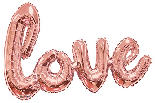 Kaleidoscop F15739-36 Folienballons Schriftzug Love rose gold von Karaloon