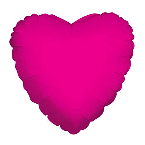 Globo Corazon 22cm Rosa Hot - Foil Poliamida - K3410509 von Kaleidoscope