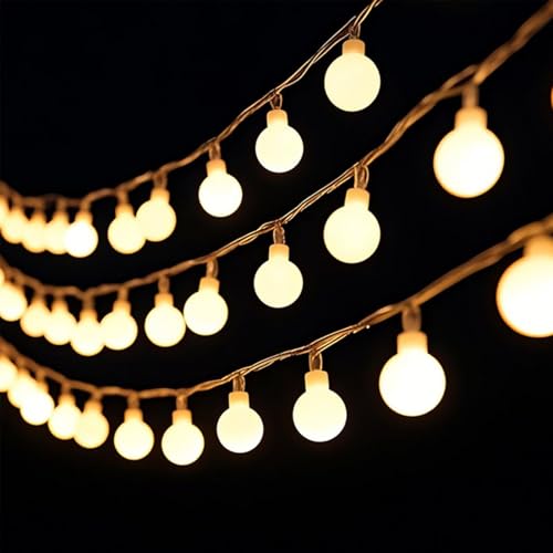 Kaleora LED Lichterkette, 3m, 20 Warmweiße Kugeln, Batteriebetrieben mit Blinkfunktion Kaleora LED Lichterkette, 3m, 20 Warmweiße Kugeln, Batteriebetrieben mit Blinkfunktion von Kaleora