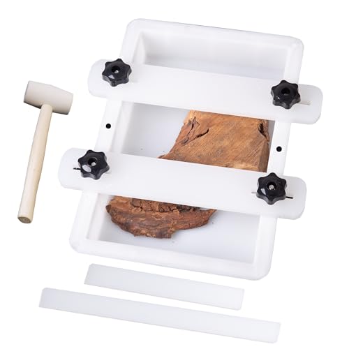 Kalinta Epoxidharz-Form mit verstellbarem Trennsystem, 29x19x5 cm Auslaufsichere Großform mit Klemmvorrichtung, Ideal für Anfänger & Profis (Kunstharz-Projekte, Tischplatten, Schneidebretter)​ von Kalinta