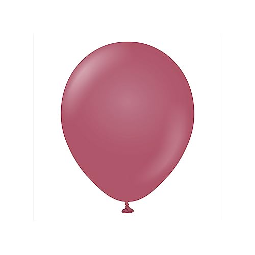 Kalisan Latex Retro Luftballons (100 Stück) (One Size) (Wild Berry) von Kalisan