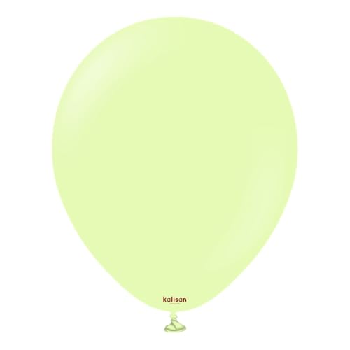 Kalisan Macaron Latexballons (25 Stück), pistazie, Einheitsgröße von Kalisan