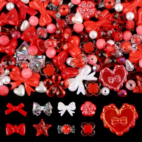 Kalolary Acryl-Pastellperlen zur Schmuckherstellung, bunte Schleife, Schmetterling, Blume, Kawaii, Kunststoff, Süßigkeiten, Herz, niedliche Makronen, ästhetische Perlen für Armband, Halskette Kalolary Acryl-Pastellperlen zur Schmuckherstellung, bunte Schleife, Schmetterling, Blume, Kawaii, Kunststoff, Süßigkeiten, Herz, niedliche Makronen, ästhetische Perlen für Armband, Halskette von Kalolary