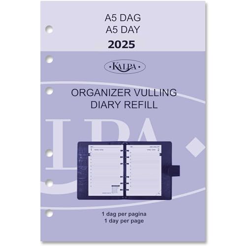 Kalpa 6 Ringbuch Agenda Nachfüllen Personal Organizer Terminplaner Einlage Kalendereinlage,2025, B7 Taschen, 1 Tag auf 1 Seite Kalpa 6 Ringbuch Agenda Nachfüllen Personal Organizer Terminplaner Einlage Kalendereinlage,2025, B7 Taschen, 1 Tag auf 1 Seite von Kalpa