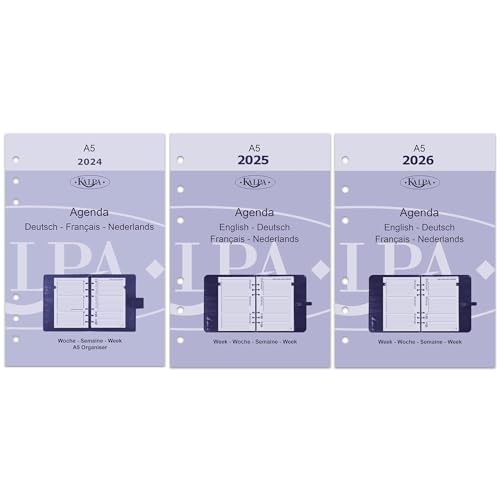 Kalpa 6 Ringbuch Agenda Nachfüllen Personal Organizer Terminplaner Einlage Kalendereinlage, 2025 2026, A5, 1 Woche auf 2 Seiten Kalpa 6 Ringbuch Agenda Nachfüllen Personal Organizer Terminplaner Einlage Kalendereinlage, 2025 2026, A5, 1 Woche auf 2 Seiten von Kalpa