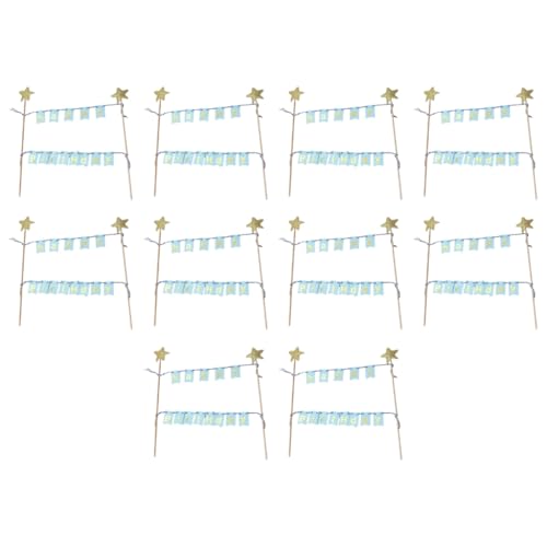 10 Set Happy Birthday Kuchendekorationen glitzernde Stern-Kuchendekorationen für Jungen und Mädchen 10 Set Happy Birthday Kuchendekorationen glitzernde Stern-Kuchendekorationen für Jungen und Mädchen von Kalttoy