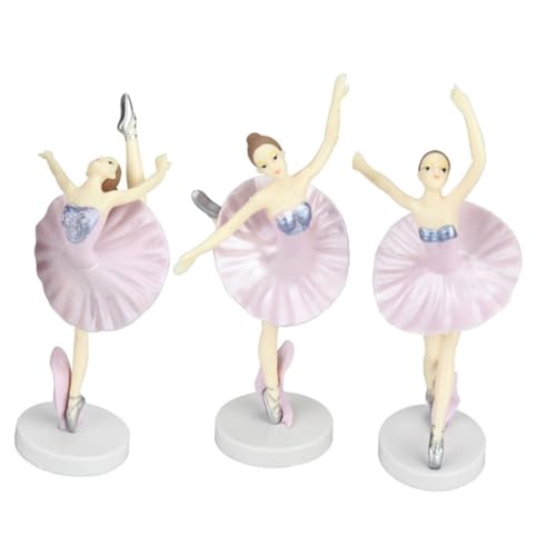 3 Stück Ballerinas Kuchendekorationen Topper für Mädchen Geburtstagsparty 3 Stück Ballerinas Kuchendekorationen Topper für Mädchen Geburtstagsparty von Kalttoy