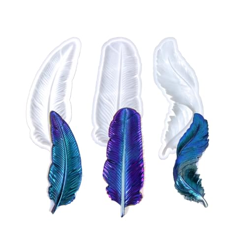 3 Stück handgefertigte Epoxidharz-Formen, 3D-Form, Silikonformen von Kalttoy