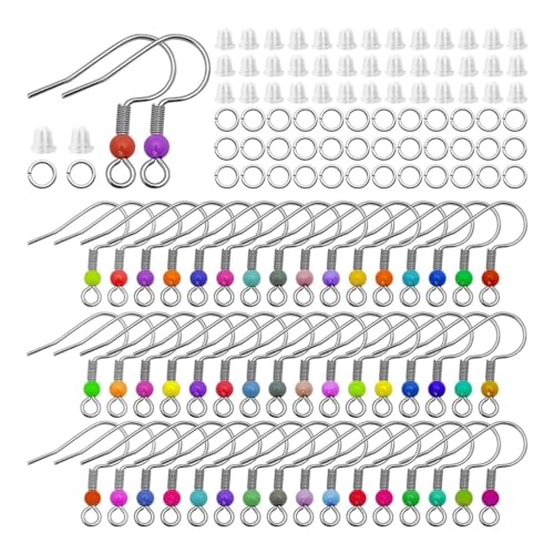 300 Stück/Packung DIY Ohrringe Verschlüsse Haken Beschläge Schmuckherstellung von Kalttoy