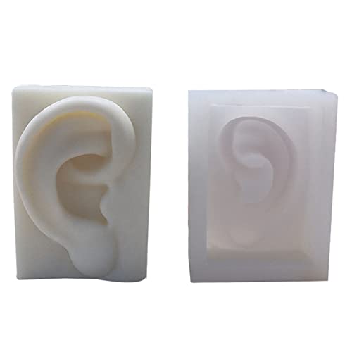 3D-Form für Ohr, Mund, Augen, Nase, Silikon, Epoxidharz, für Sojawachs, Gips, Harz, Gießen, Handarbeiten 3D-Form für Ohr, Mund, Augen, Nase, Silikon, Epoxidharz, für Sojawachs, Gips, Harz, Gießen, Handarbeiten von Kalttoy