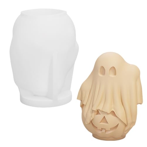 3D-Geister-Silikonform, Kerzenformen, Epoxidharz-Formen, handgefertigte Backformen für Dekorationen 3D-Geister-Silikonform, Kerzenformen, Epoxidharz-Formen, handgefertigte Backformen für Dekorationen von Kalttoy