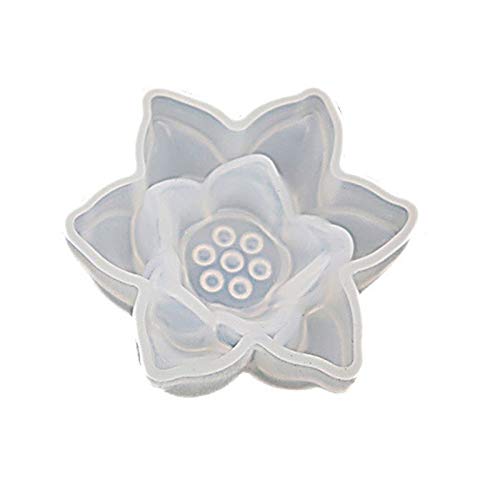 3D-Lotusblumen-Form, Epoxidharz, Schmuck, Silikon, Gießformen von Kalttoy