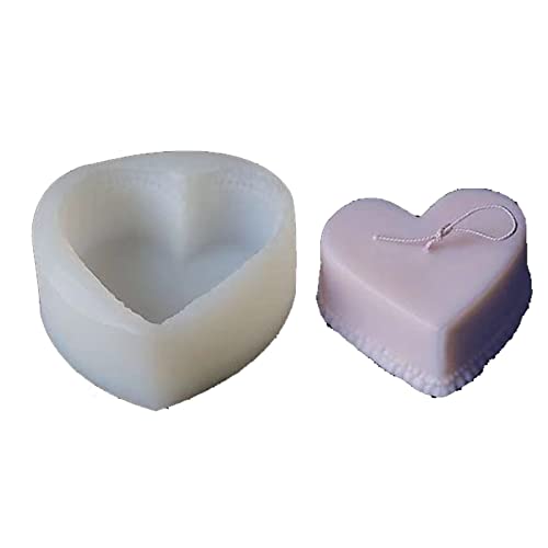 3D-Silikonform in Herzform, handgefertigte Seife, Kerzen, für selbstgemachte Fondant, Aromatherapie, Kuchen, Backen 3D-Silikonform in Herzform, handgefertigte Seife, Kerzen, für selbstgemachte Fondant, Aromatherapie, Kuchen, Backen von Kalttoy