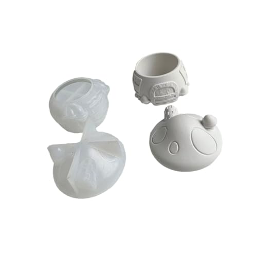 3D-Silikonformen in Pilzhausform, Epoxidharz, Silikonformen für Behälter, Schmuck, Aufbewahrungsglas von Kalttoy