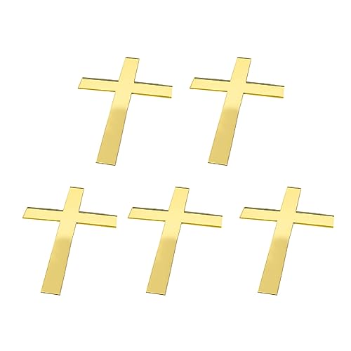 5 x Kreuz-Kuchenaufsätze aus Acryl, Weihnachtsfeier, Haushaltszubehör 5 x Kreuz-Kuchenaufsätze aus Acryl, Weihnachtsfeier, Haushaltszubehör von Kalttoy