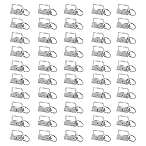 50 Stück Schwanzclip mit für Schlüsselringe Set für Schlüsselanhänger Schwanz Clips für Schlüsselanhänger H von Kalttoy