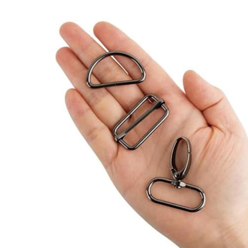 60 Stück Mehrzweck-Drehhaken, D-Ringe und Triglide-Schnalle 60 Stück Mehrzweck-Drehhaken, D-Ringe und Triglide-Schnalle von Kalttoy