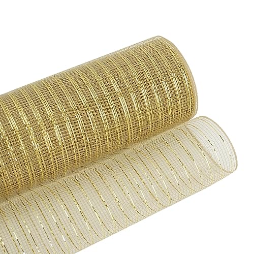 9 m Polyester-Netzband für Weihnachtsbaum, Netzstoff, dekorativer Kranz 9 m Polyester-Netzband für Weihnachtsbaum, Netzstoff, dekorativer Kranz von Kalttoy