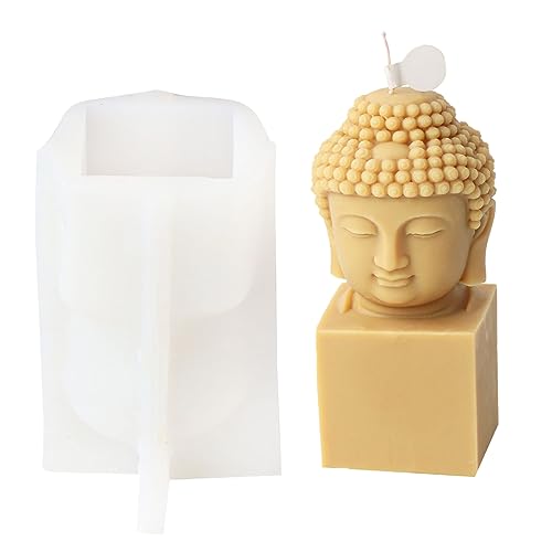 Buddhas Head Silikonform Epoxidharz für Seifenherstellung, Handarbeit, Gipsdekoration Buddhas Head Silikonform Epoxidharz für Seifenherstellung, Handarbeit, Gipsdekoration von Kalttoy