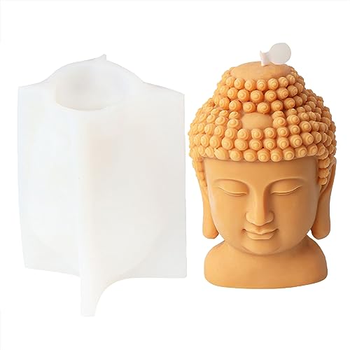 Buddhas Head Silikonform Epoxidharz für Seifenherstellung, Handarbeit, Gipsdekoration Buddhas Head Silikonform Epoxidharz für Seifenherstellung, Handarbeit, Gipsdekoration von Kalttoy