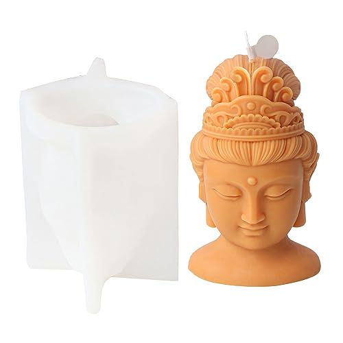 Buddhas Head Silikonform Epoxidharz für Seifenherstellung, Handarbeit, Gipsdekoration Buddhas Head Silikonform Epoxidharz für Seifenherstellung, Handarbeit, Gipsdekoration von Kalttoy