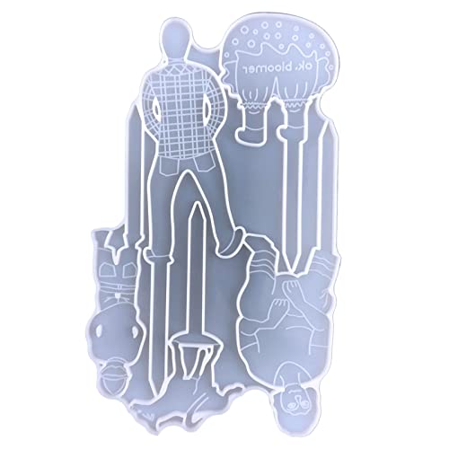 Epoxid-Silikonform für den Garten, verschiedene Gartenpfähle, Pflanzen, Charm-Form, Kindergarten, Garten, Etikettenformen von Kalttoy