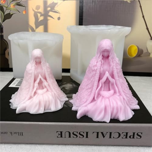 Frauenstatue, Kerzenform, Gips, Harz, Dekorationen, DIY, Epoxidharz, Aromatherapie von Kalttoy