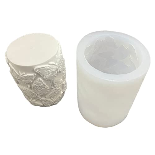 Geprägt für Schmetterlingsblumen, Zylinder-Silikonform für Kerzenherstellung, Epoxidharz, Gießen, Seife, Gips, Ton, DIY, Handwerk, Heimdekoration Geprägt für Schmetterlingsblumen, Zylinder-Silikonform für Kerzenherstellung, Epoxidharz, Gießen, Seife, Gips, Ton, DIY, Handwerk, Heimdekoration von Kalttoy