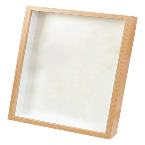 Holz-Bilderrahmen, 20,3 cm, 25,4 cm, Glasscheibe für getrocknete Blumen von Kalttoy