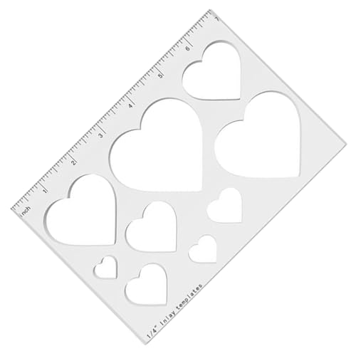 Inlay Template Triangle or Heart Router Stencil for Professional Woodworkers Inlay Template Triangle or Heart Router Stencil for Professional Woodworkers von Kalttoy
