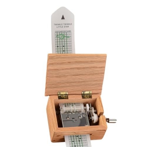 Kalttoy 15 Noten DIY Holz Spieluhr mit leeren Papierstreifen zum Personalisieren von Melodien von Kalttoy
