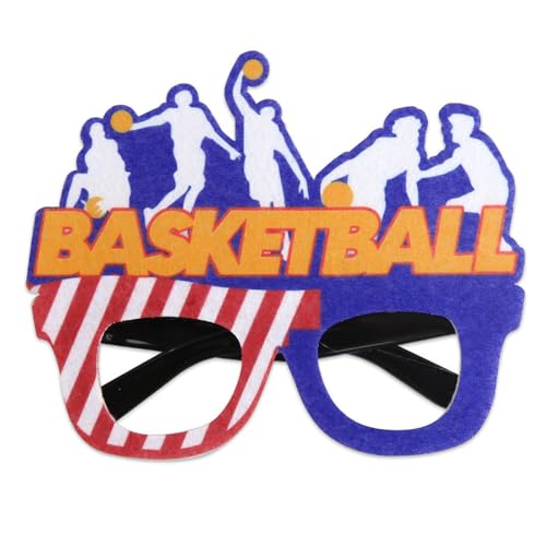 Kalttoy Basketball-Brillenrahmen, lustige dekorative Brille, Foto-Requisiten, Basketballspiel, Brille für Sport-Motto-Party, Basketball, Motto-Party-Zubehör Kalttoy Basketball-Brillenrahmen, lustige dekorative Brille, Foto-Requisiten, Basketballspiel, Brille für Sport-Motto-Party, Basketball, Motto-Party-Zubehör von Kalttoy