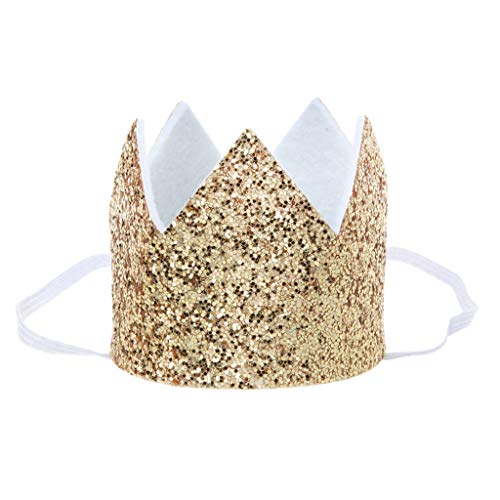 Kalttoy Gold/Silber Glitzer Braut Hüte Kappe Krone Stirnband Junggesellinnenabschied Party Supplies von Kalttoy