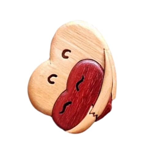 Kalttoy Holz-Skulptur in Herzform, einzigartiges und stilvolles Valentinstagsgeschenk, Ornament von Kalttoy