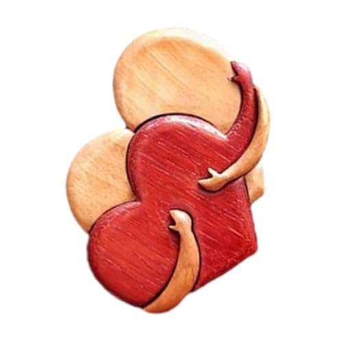 Kalttoy Holz-Skulptur in Herzform, einzigartiges und stilvolles Valentinstagsgeschenk, Ornament von Kalttoy