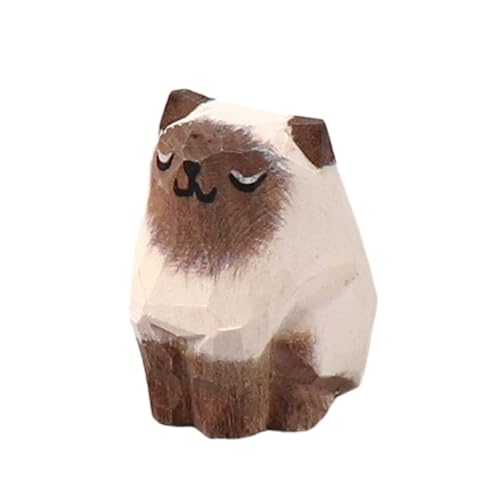 Kalttoy Niedliche Holzfigur, handgeschnitzt, Holzornament, Dekoration, Holzhandwerk von Kalttoy