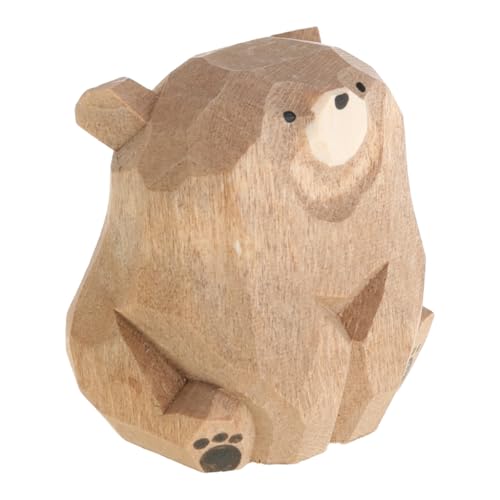 Kalttoy Niedliche Holzfigur, handgeschnitzt, Holzornament, Dekoration, Holzhandwerk von Kalttoy