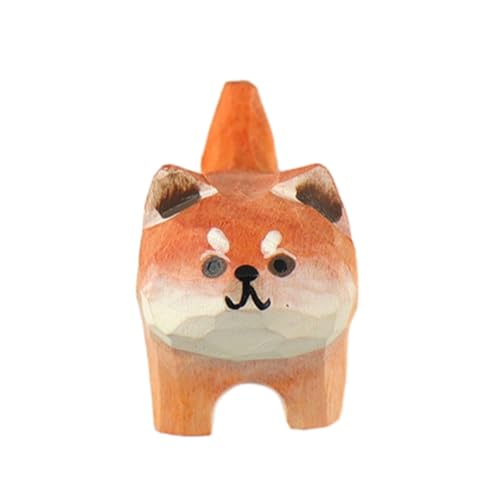 Kalttoy Niedliche Holzfigur, handgeschnitzt, Holzornament, Dekoration, Holzhandwerk von Kalttoy