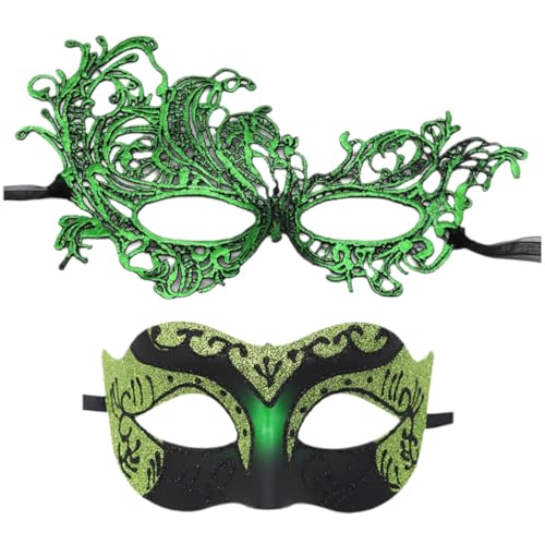 Kalttoy Set mit 2 tanzinspirierten Maskeraden für Festival-Anlässe und Rollenspiele von Kalttoy